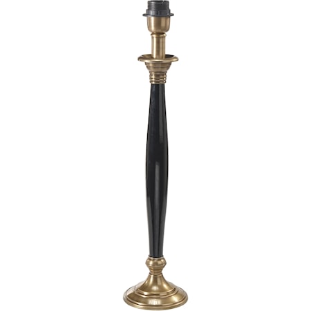 Madison Lampefot Svart/Antikkmess 56cm