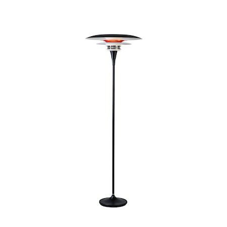 Diablo Gulvlampe Mattsvart /bl rød 149 cm