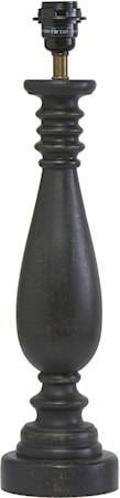 Linda Bordlampe svart 52 cm