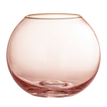 Vase Glass Ø 10,5 cm - Rosa