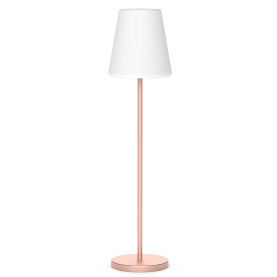 Newgarden Lola Slim 120 solcellegulvlampe rosegull