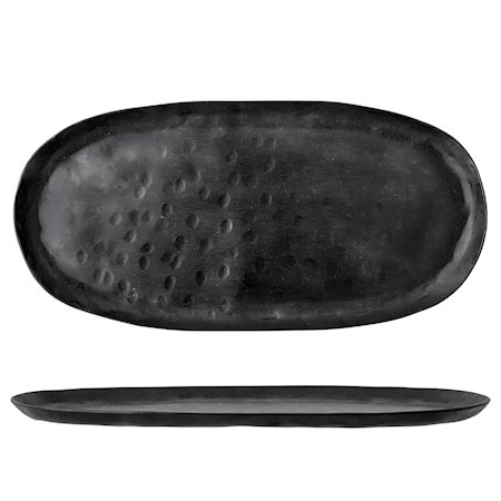 Brett Svart Metall