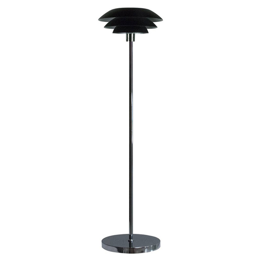 Dyberg Larsen DL31 gulvlampe metall Ø 31cm, svart