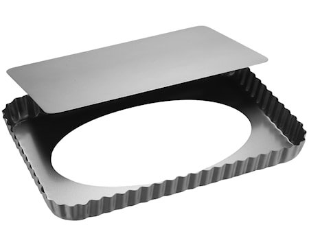 Silvertop Paiform 32x22cm Sølv