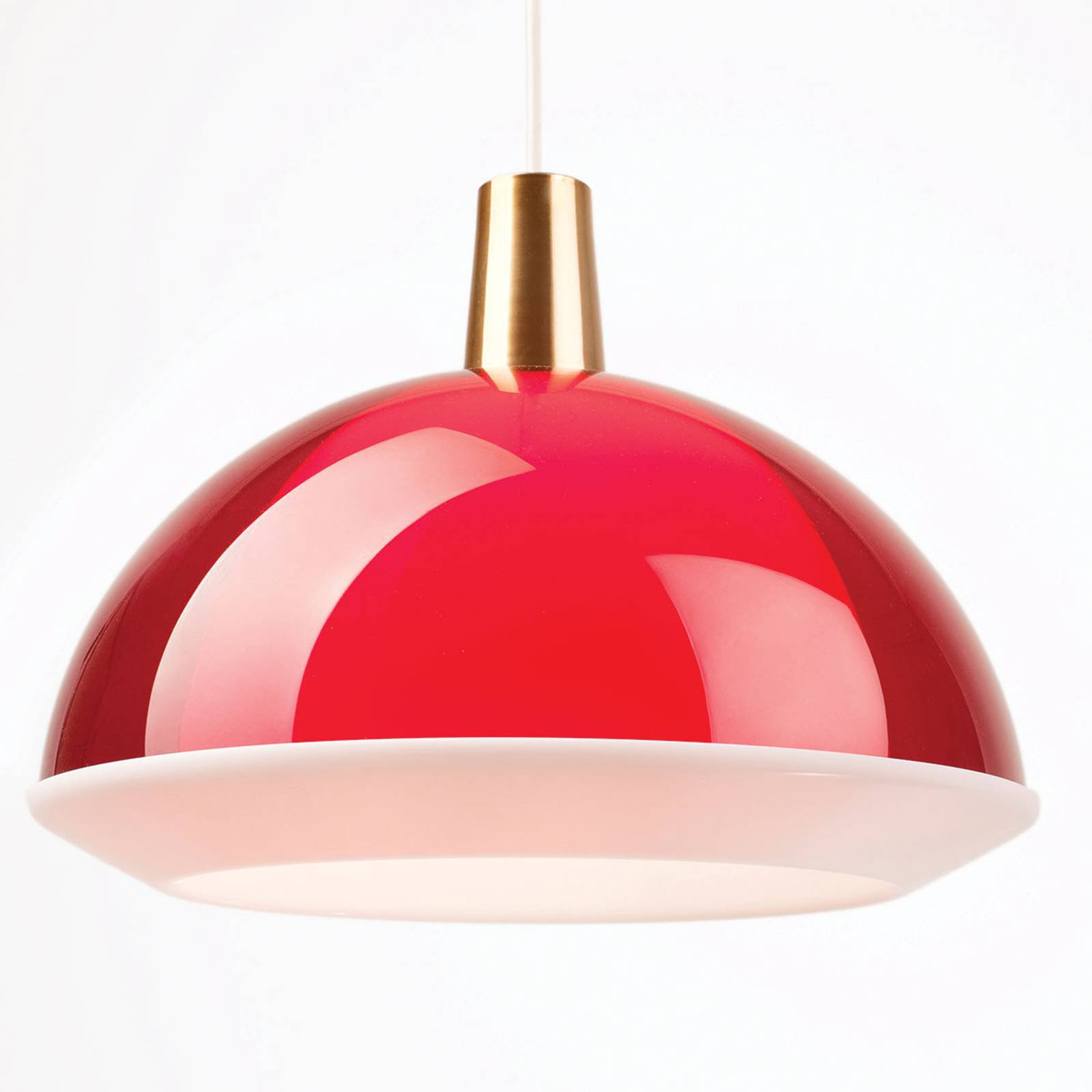 Innolux Kuplat 400 pendellampe, 40 cm, rød