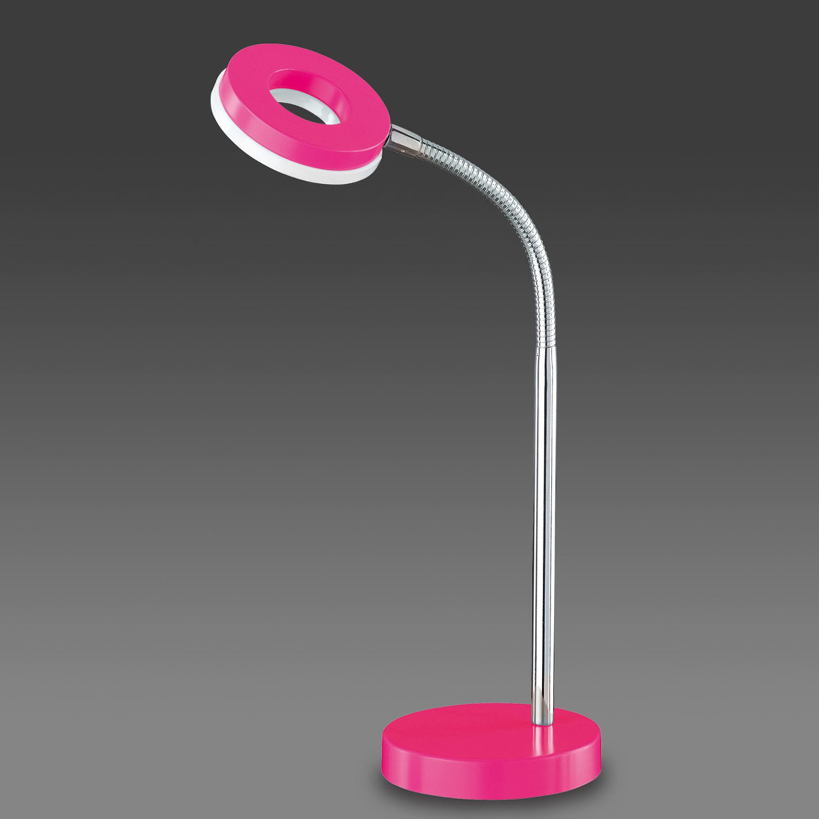 PInk LED-bordlampe Rennes