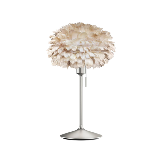 UMAGE Eos mini bordlampe lysebrun/stål