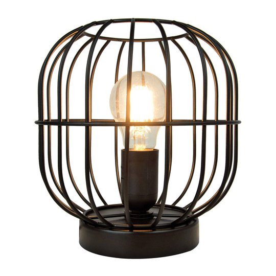 Bordlampe Zenith i burform, svart
