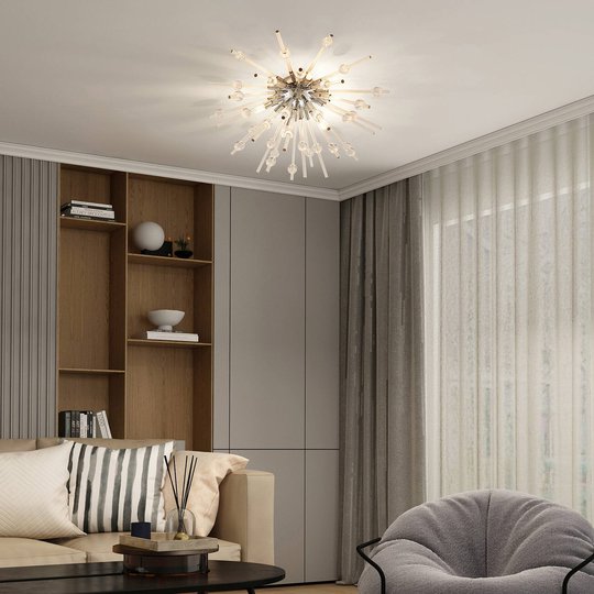 Lucande Kirai glass-taklampe
