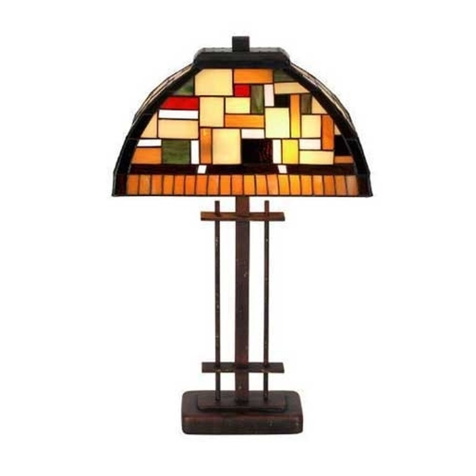 MOSAICA bordlampe i Tiffany-stil