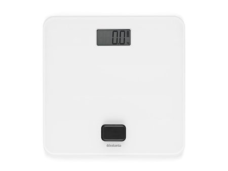 Batterifri Baderomsvekt Hvit