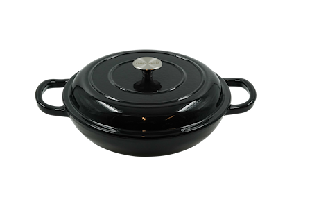 Emaljert Buffetgryte Støpejern 27 cm Sort