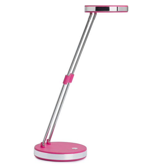 LED-bordlampe MAULpuck, teleskoparm, rosa