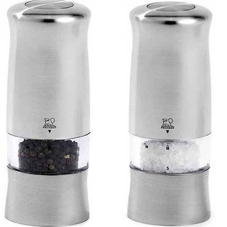 Zeli DUO Elektrisk Salt & Pepperkvern Kromet 14 cm
