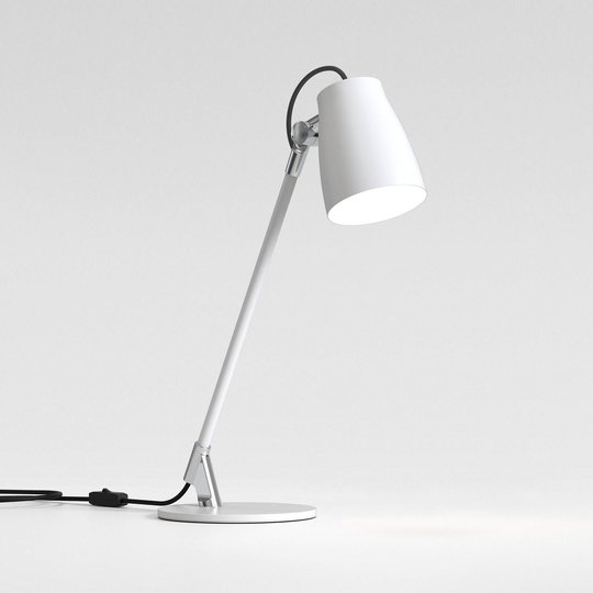 Astro Atelier bordlampe, matt hvit