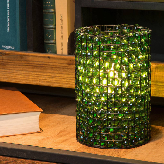 Bordlampe Extravaganza Marbelous, transparent