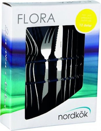 Flora kjøtt- & grillbestikk 12 deler