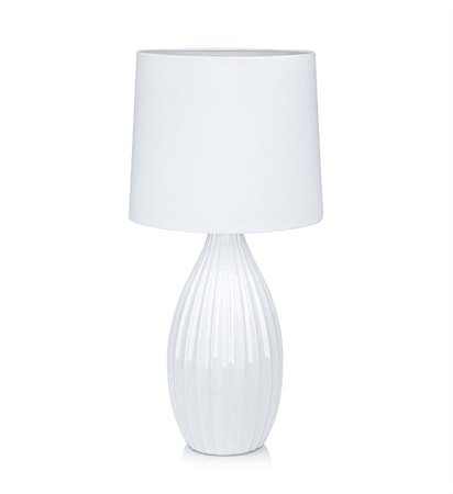 Stephanie Bordlampe 1L Hvit