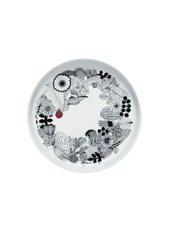 Siirtolap Serveringsfat 32 cm Svart/Rosa