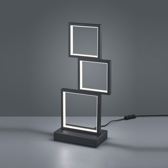LED-bordlampe Sorrento, matt svart