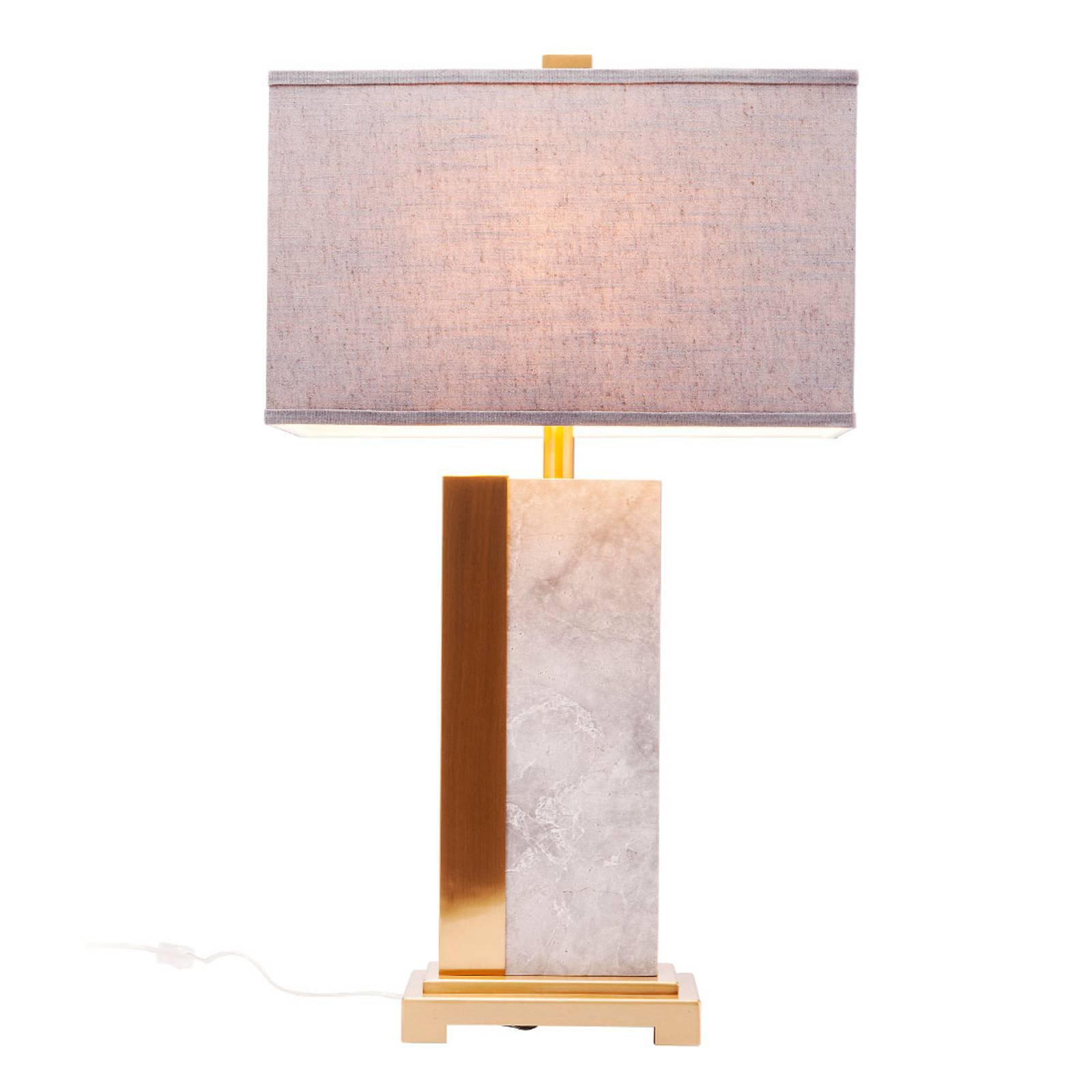 KARE Charleston Marble bordlampe grå