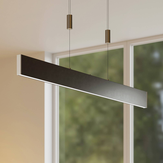 Lucande Oriaki LED-hengelampe, svart