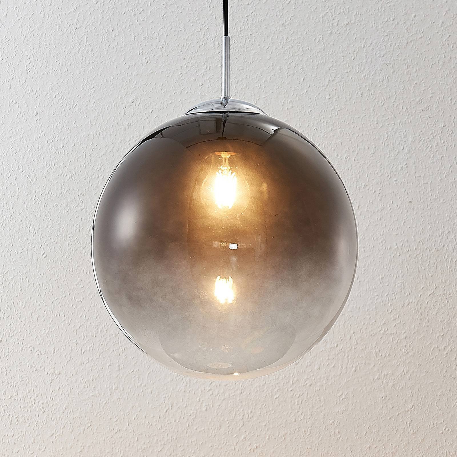 Lindby Robyn glass-pendellampe, en lyskilde