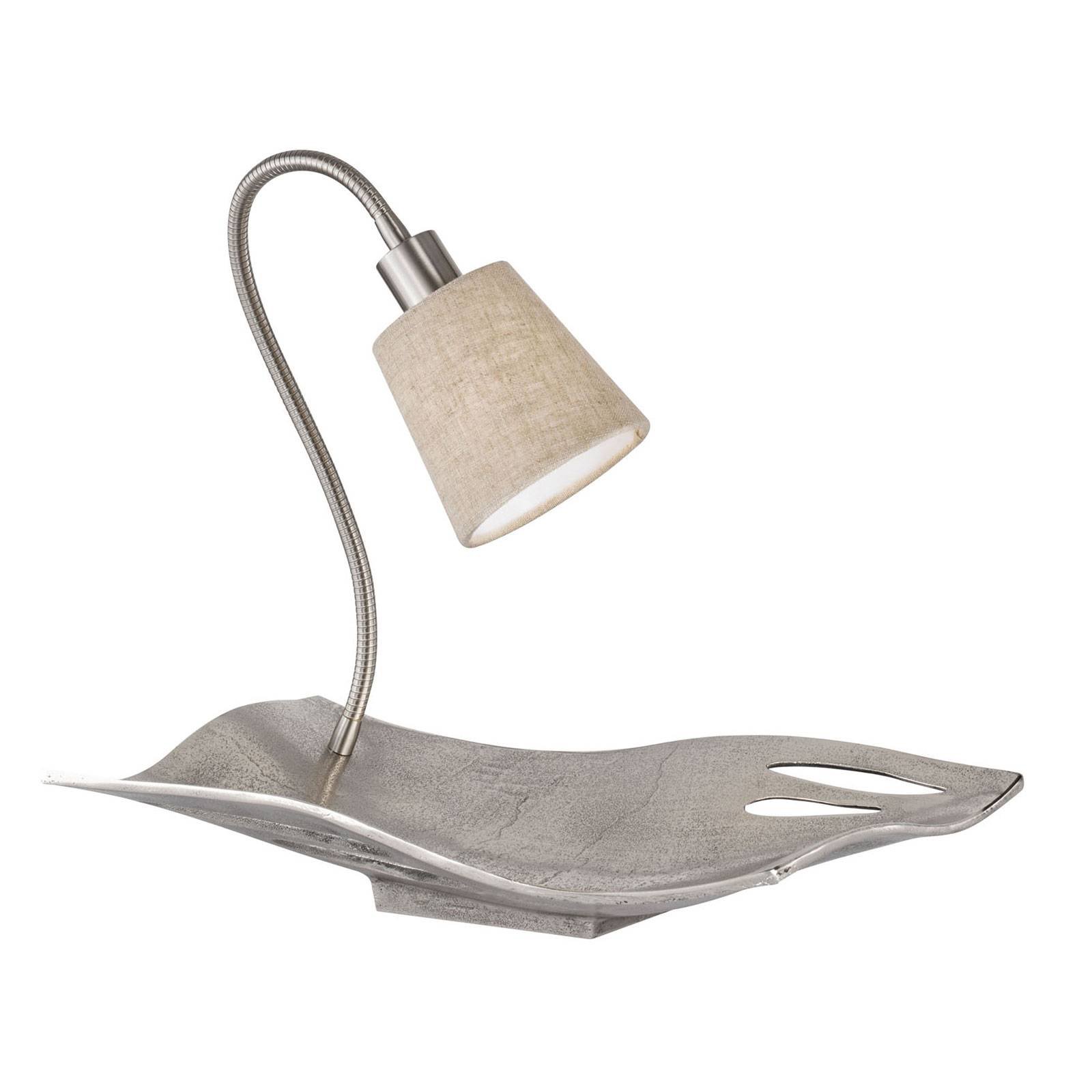 Bordlampe Melina med hylle