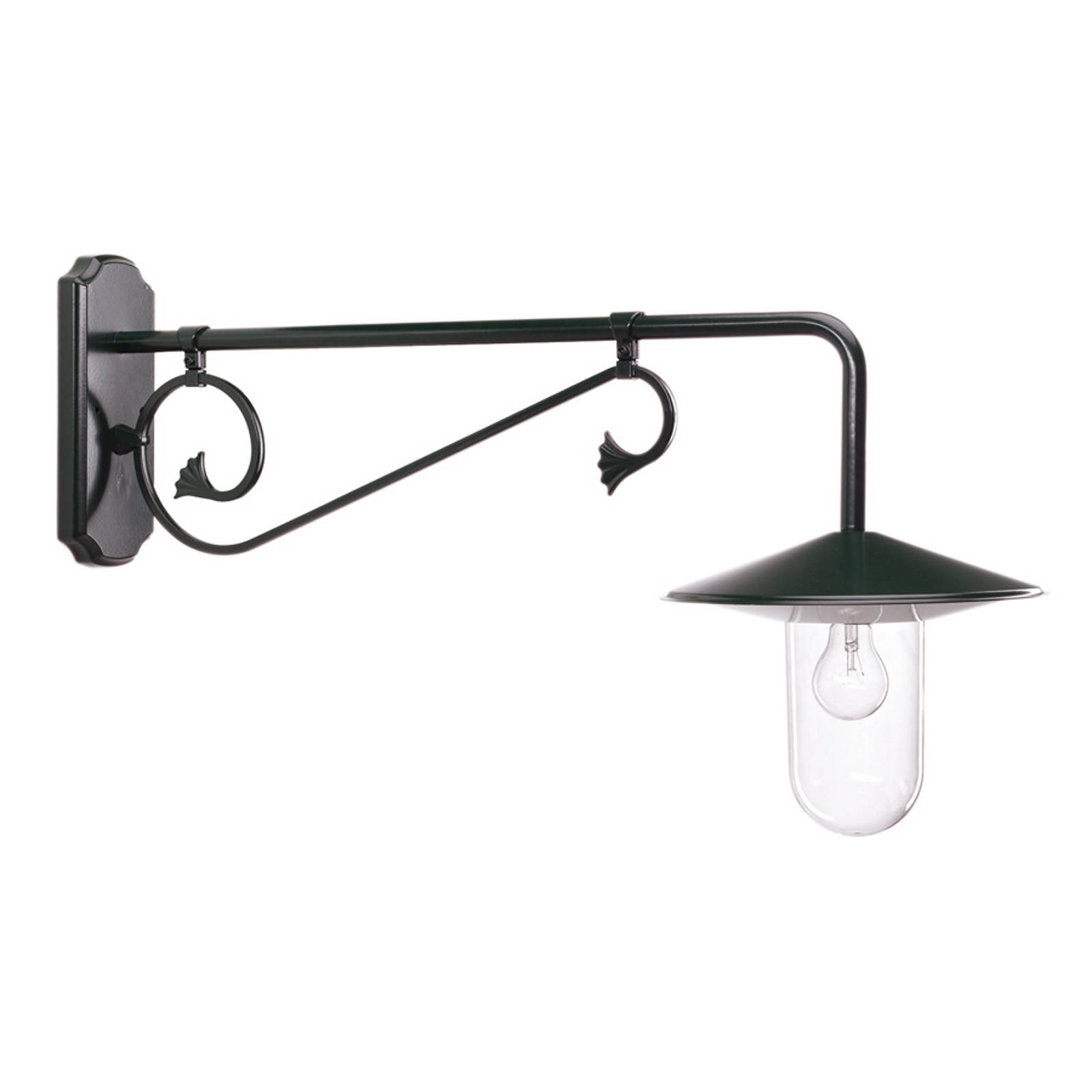 Utendørs vegglampe Louvre, dybde 90 cm grå/matt