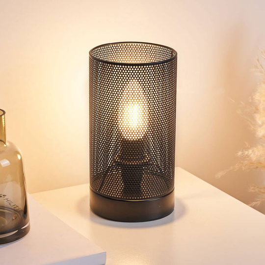 Pauleen Mesh bordlampe svart