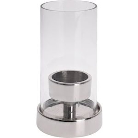 Telysholder i aluminium og glass