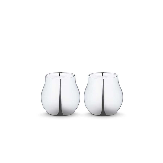 Georg Jensen Cafu Telys Holder 2 stk Rustfritt Stål