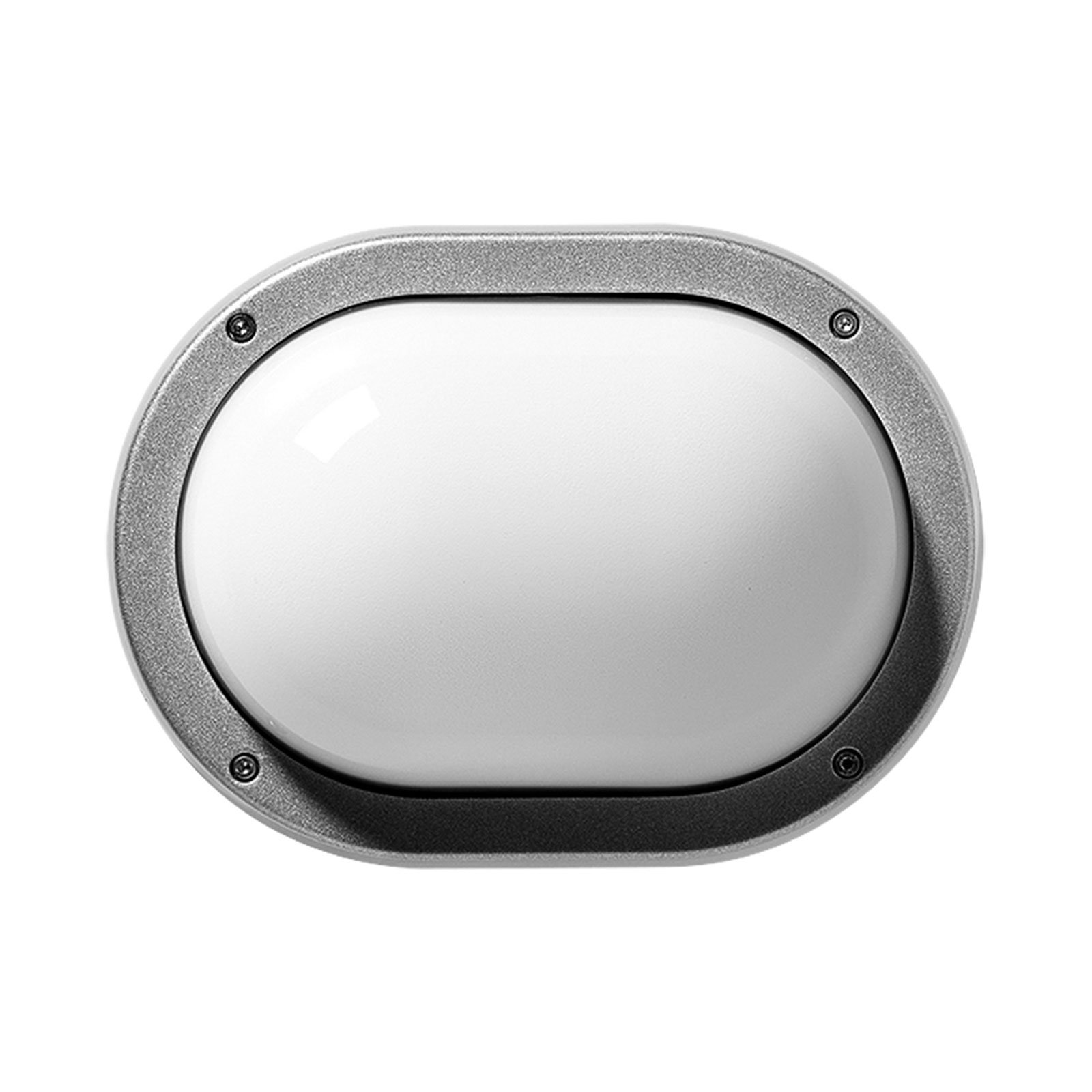 Utendørs LED-vegglampe Eko+19 LED 3 000 K, grå