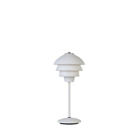 Valencia Bordlampe Matthvit LED 18 cm