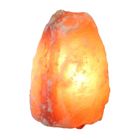Saltlampe Rock uten sokkel, 2-3 kg, rav