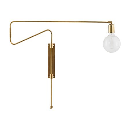 Swing Vegglampe Messing 70 cm