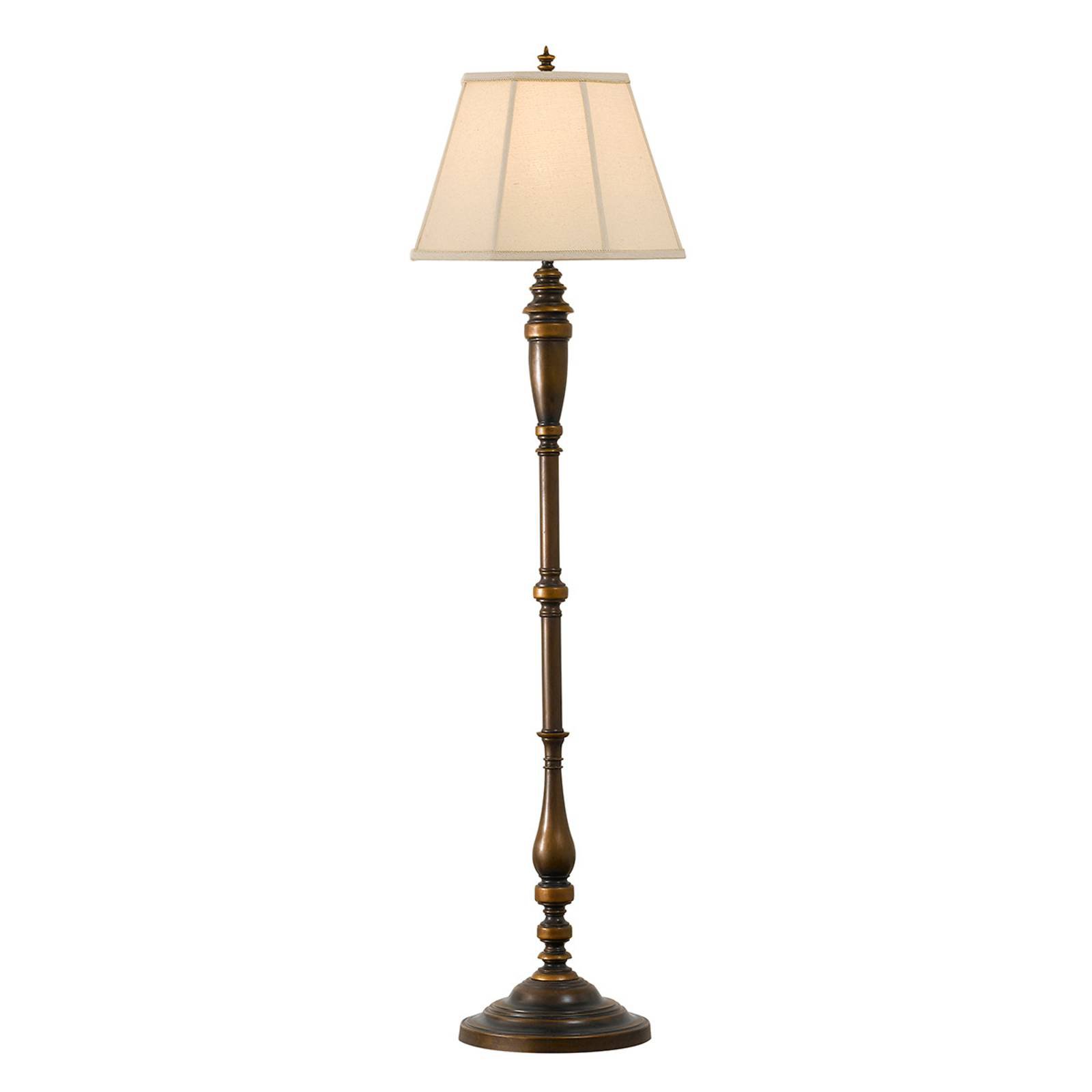 Imponerende stoff-stålampe Lincolndale