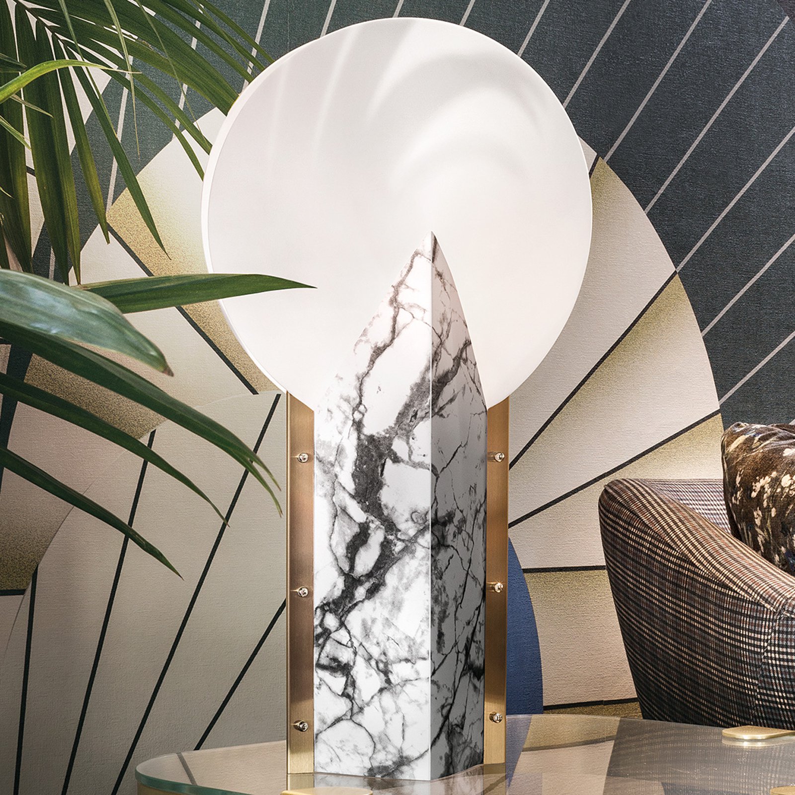 Slamp Moon 25th Anniversary bordlampe hvit