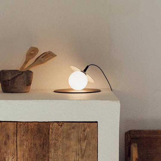 Milan Symphony bordlampe uten underlag antrasitt