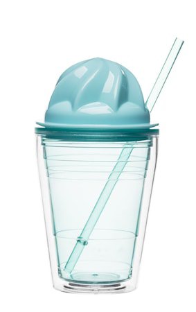 Sweet milkshake med sugerør, grønn