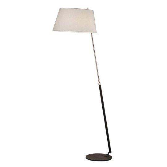 Lucande Janus gulvlampe med uttrekkbar skjerm