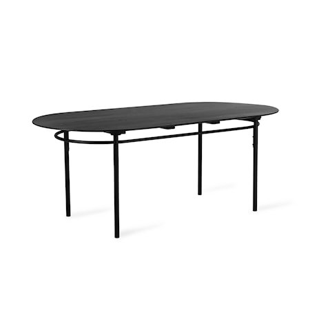 Spisebord Oval Svart