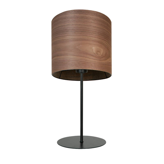 Envolight Veneer bordlampe valnøtt Ø 20,5 cm