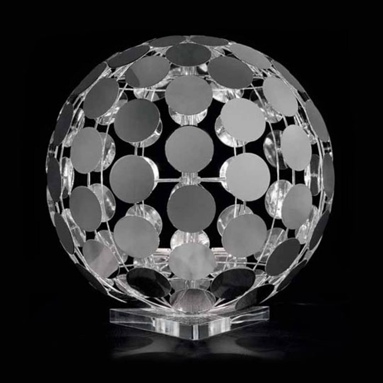 Sfera bordlampe med klar fot, 60 cm