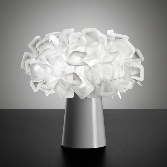 Slamp Clizia – design-bordlampe, opal