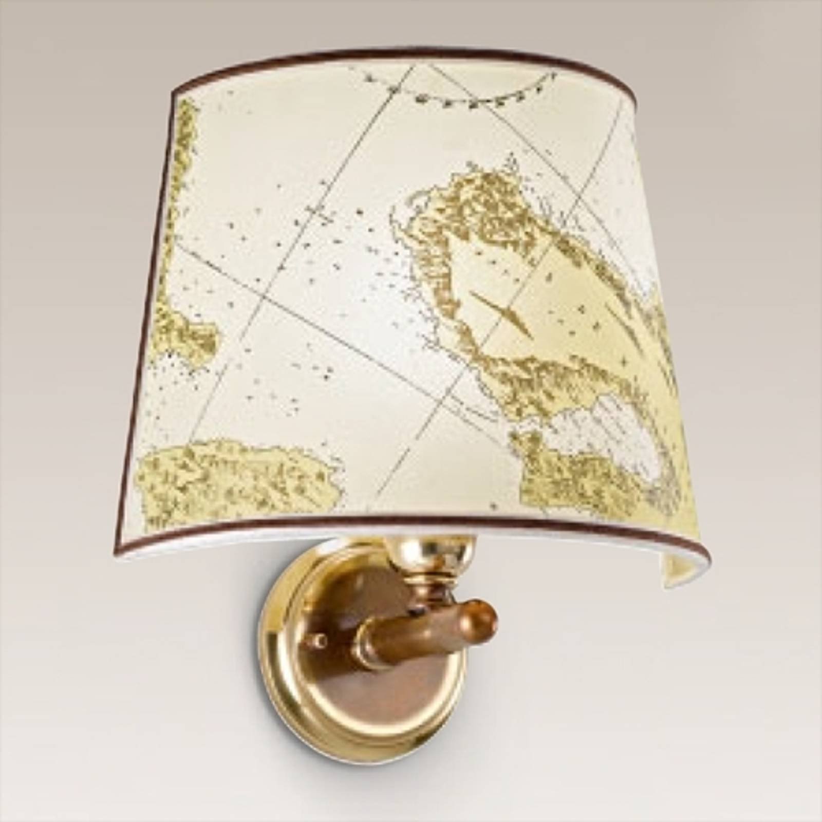 Laguna vegglampe i messing