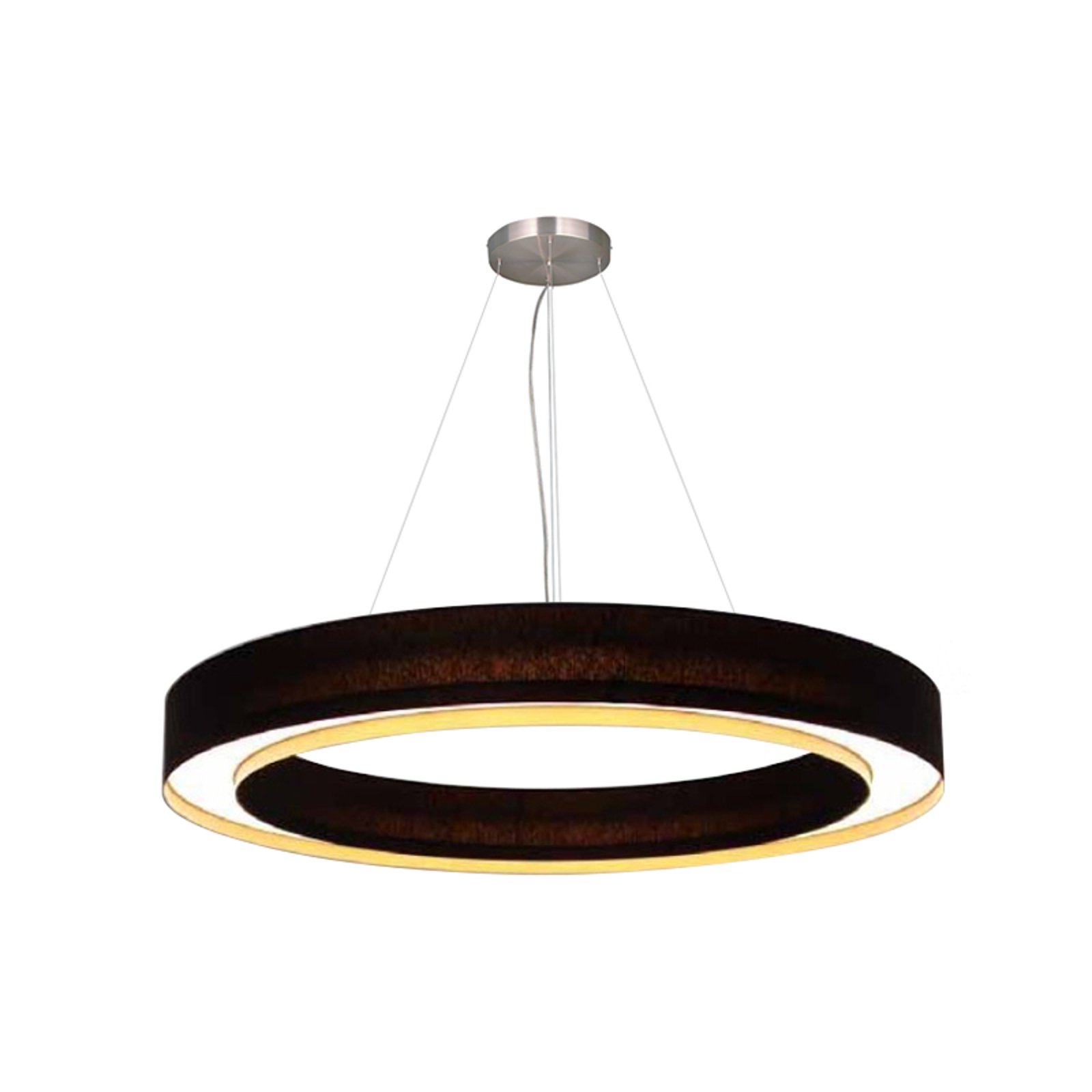 Ringformet LED pendellampe Cloud 48 cm