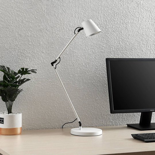 Lucande Tarris LED-bordlampe, hvit