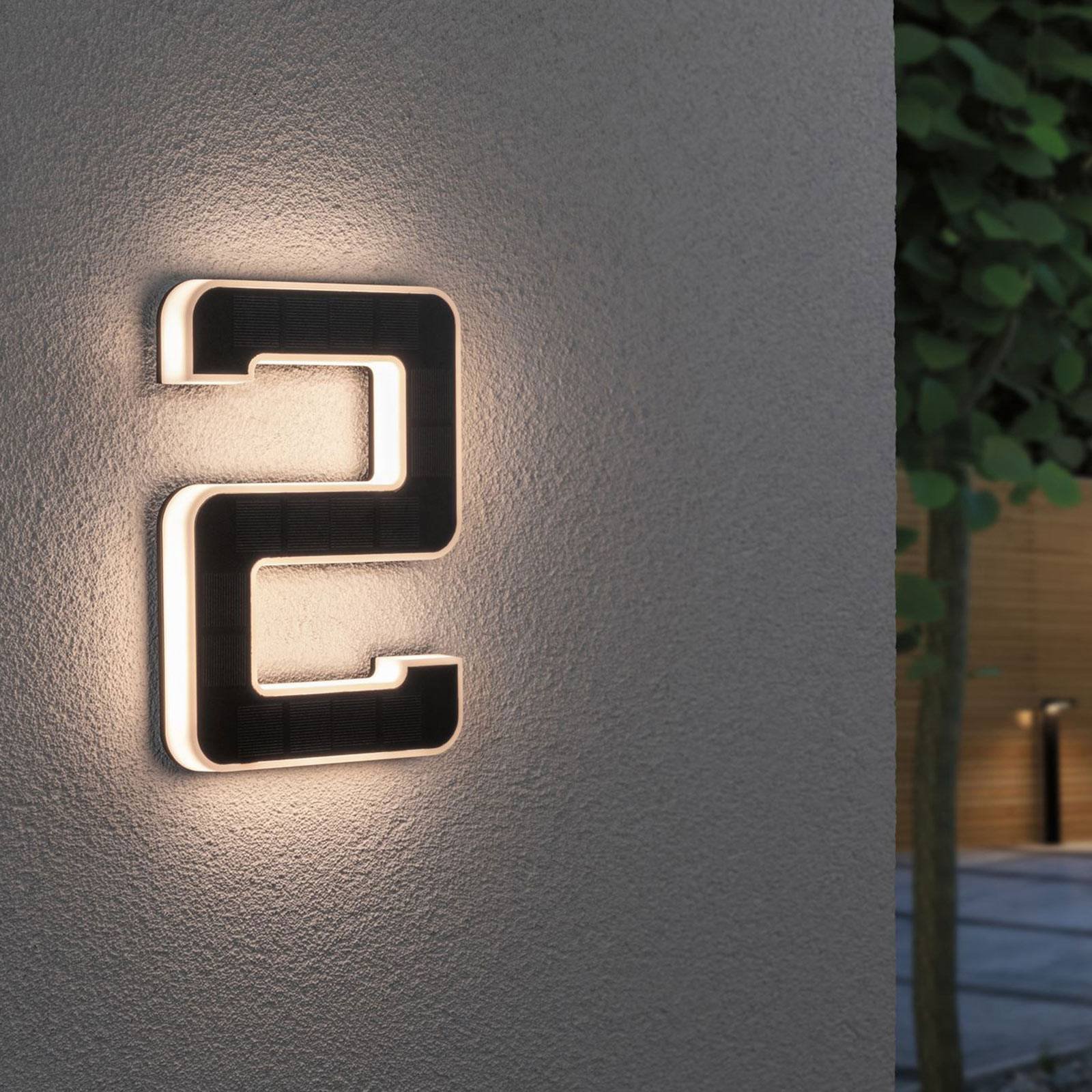 Paulmann LED-sol-husnummer 2