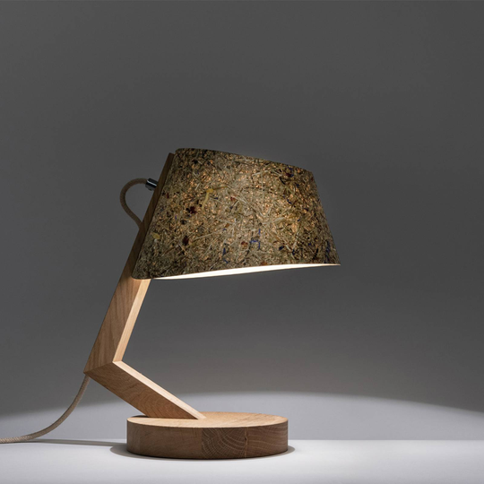 ALMUT 1411 bordlykt bølget Ø23cm alpeeng
